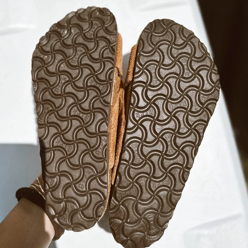 Birkenstock Brown Sandals with Contoured Footbed - US 6-6.5 - Picture 2 of 2